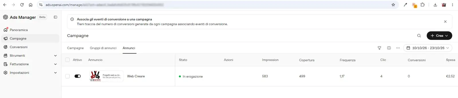 ChatGPT Ads: Il nuovo fronte dell'advertising conversazionale è arrivato